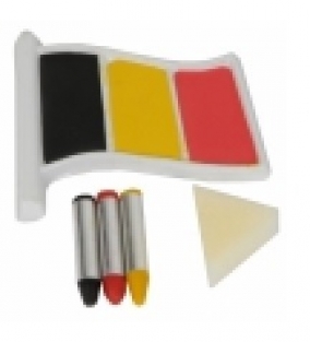 Make up set rood, geel, zwart